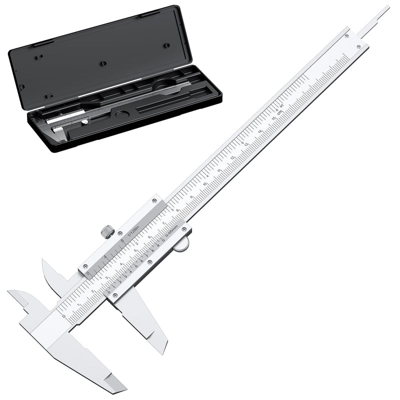[Australia - AusPower] - HDLNKAK Dial Caliper 0.001” + Vernier Caliper 1/128 inch/0.05mm, High Precision Caliper, Measuring Caliper Tool 