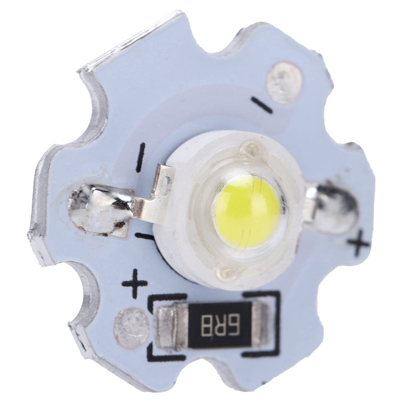 Hilitand Pack of 25 LED Chips LED Lamp Beads DIY Lighting Fixture High Power 5V 200 LM 1W (Pure White 6000-6500K) Pure White 6000-6500k
