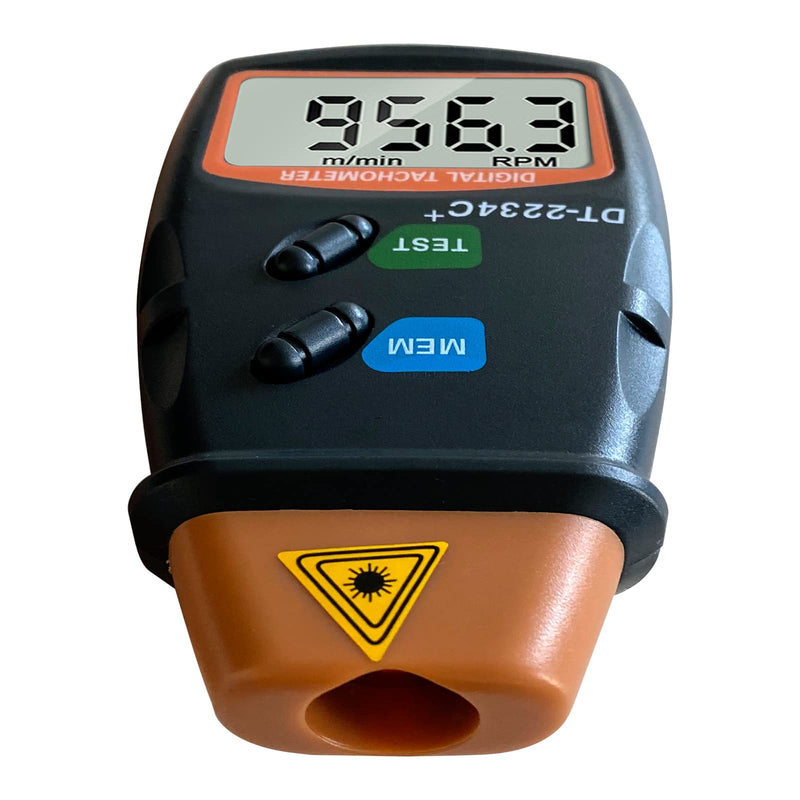 [Australia - AusPower] - Digital Laser Photo Tachometer Gauce for car,Wheels,engines,Non Contact Tach RPM meter,2.5RPM-99,999RPM Motor Speed Meter Gauge Tool includes Reflective Tapes 
