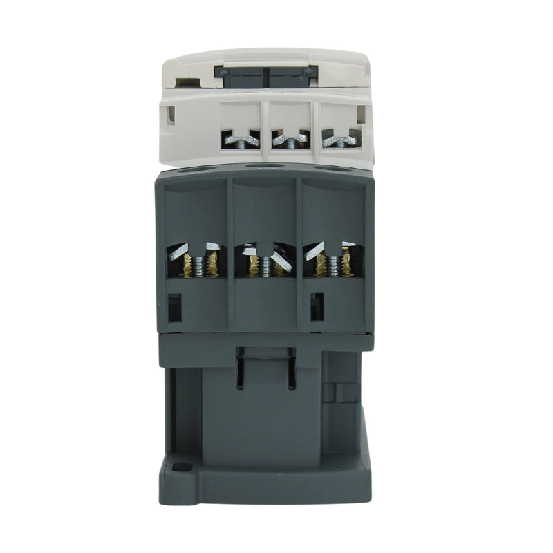 [Australia - AusPower] - 3 pole contactor 120v coil 30 Amp Normally Open IEC 660V Contactor Switch, Auxiliary 1NO/1NC –110-120VAC Coil, Lighting AC Contactor with Mounting Base for DIN Rail - 1 Pack 