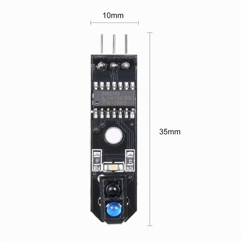 Hailege 5pcs TCRT5000 5V 1-Way Tracing Module Intelligent Car Infrared Tracking Probe Tracing Sensor