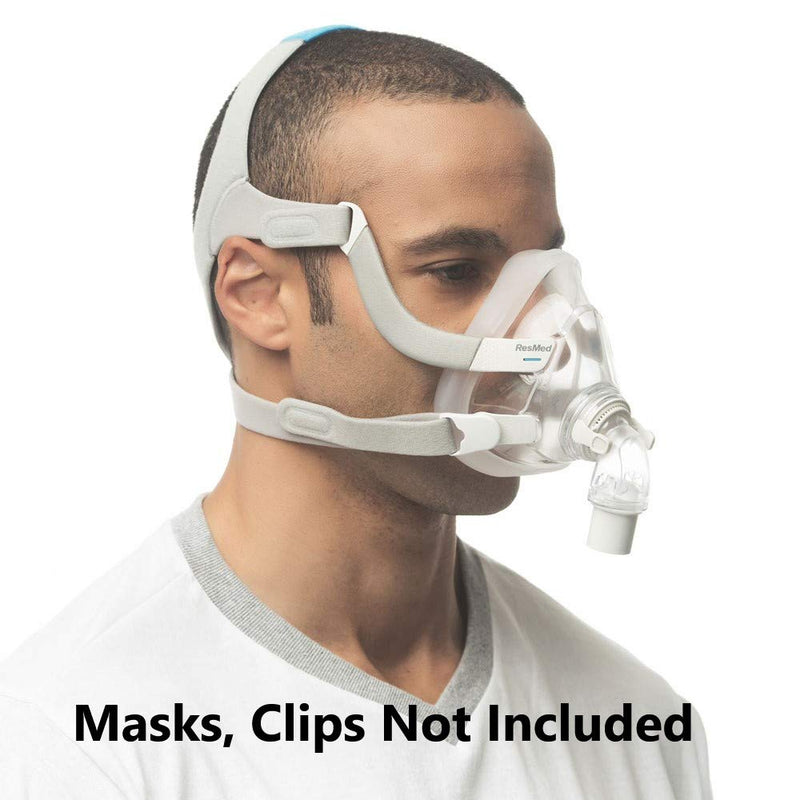 [Australia - AusPower] - CPAP Headgear Strap Compatible w/ResMed AirFit F20 – Adjustable CPAP Mask Strap for a Secure Fit – F20 Headgear Replacement for Great Sleep Therapy (Mask, Clips Not Incl) 