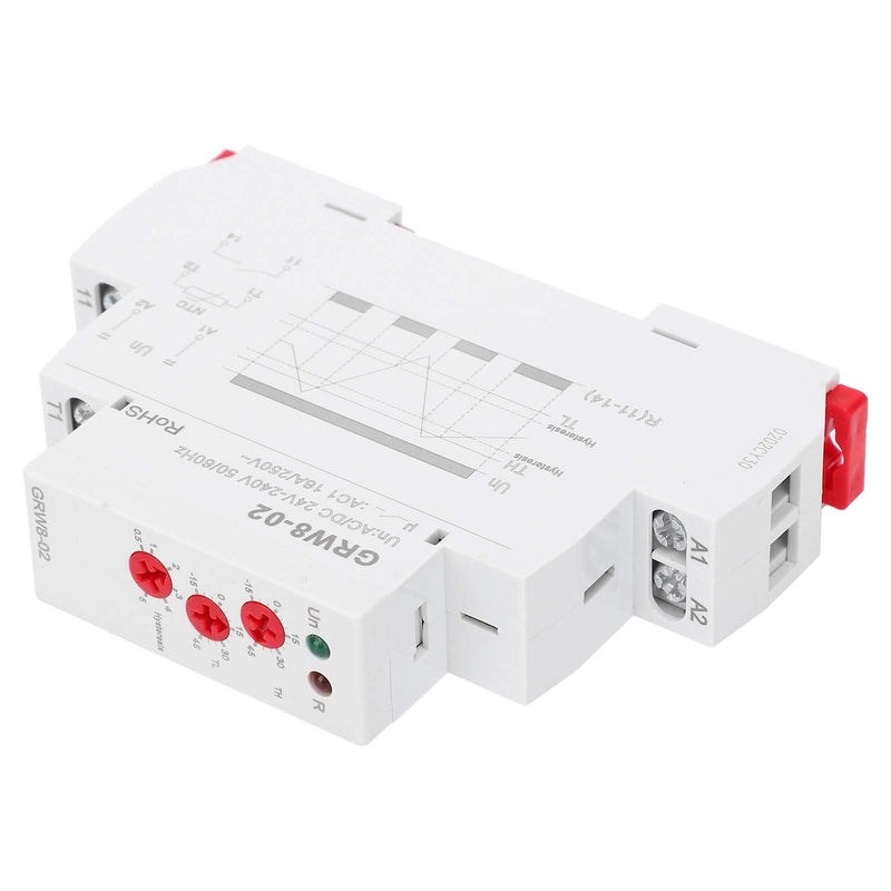 [Australia - AusPower] - Digital Thermostat GRW8-02 AC/DC 24V-240V Temperature Controller with Test Probe DIN Rail Installation 