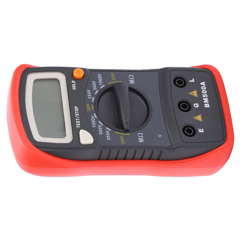 [Australia - AusPower] - BM500A 250V/500V/1000V Electronic Megohmmeter, Digital Insulation Resistance Meter Megohmmeter 