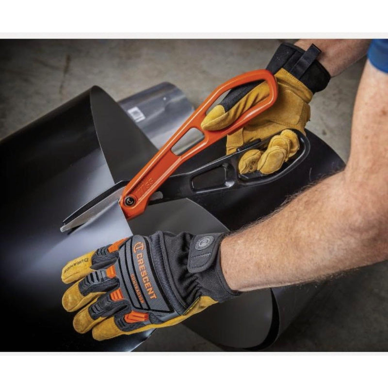 Crescent Wiss Lightweight Aluminum Tinner Snips - Durable Metal Cutter Tool with Torque Control & Adjustable Pivot Bolt - WAL13S - 12" One Size