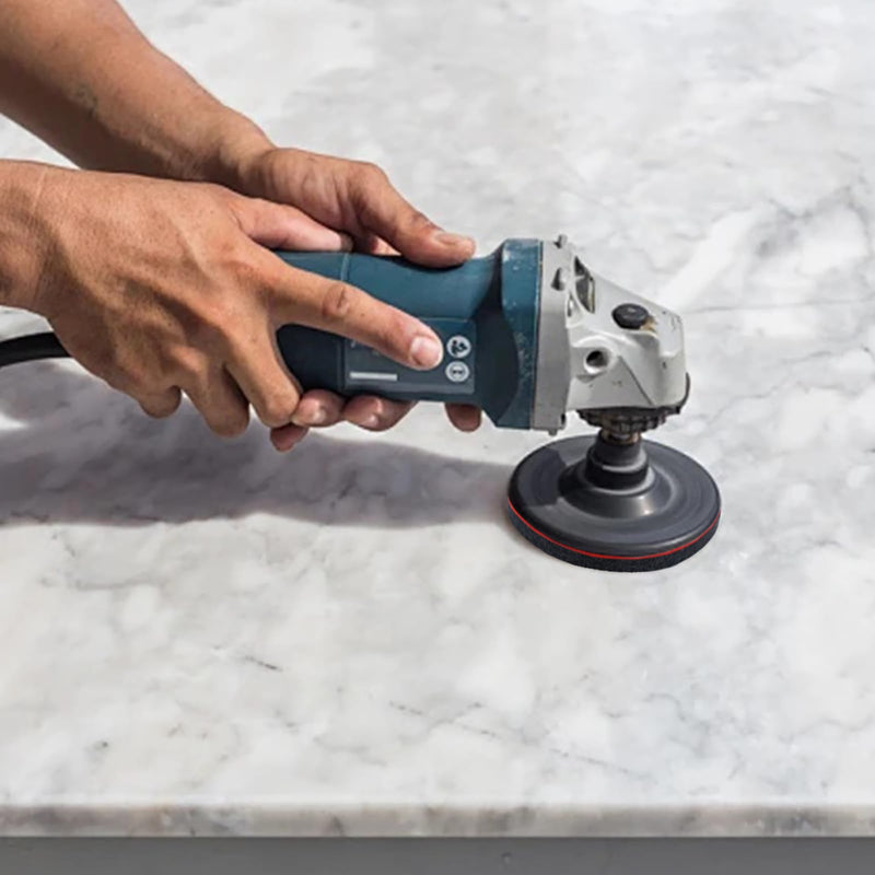 [Australia - AusPower] - FAELNK Pack of 8 Polishing Attachments, Angle Grinder, Polishing Disc, 125 mm, Buffing Disc, Angle Grinder, Round Flex Polishing Discs (B) B 