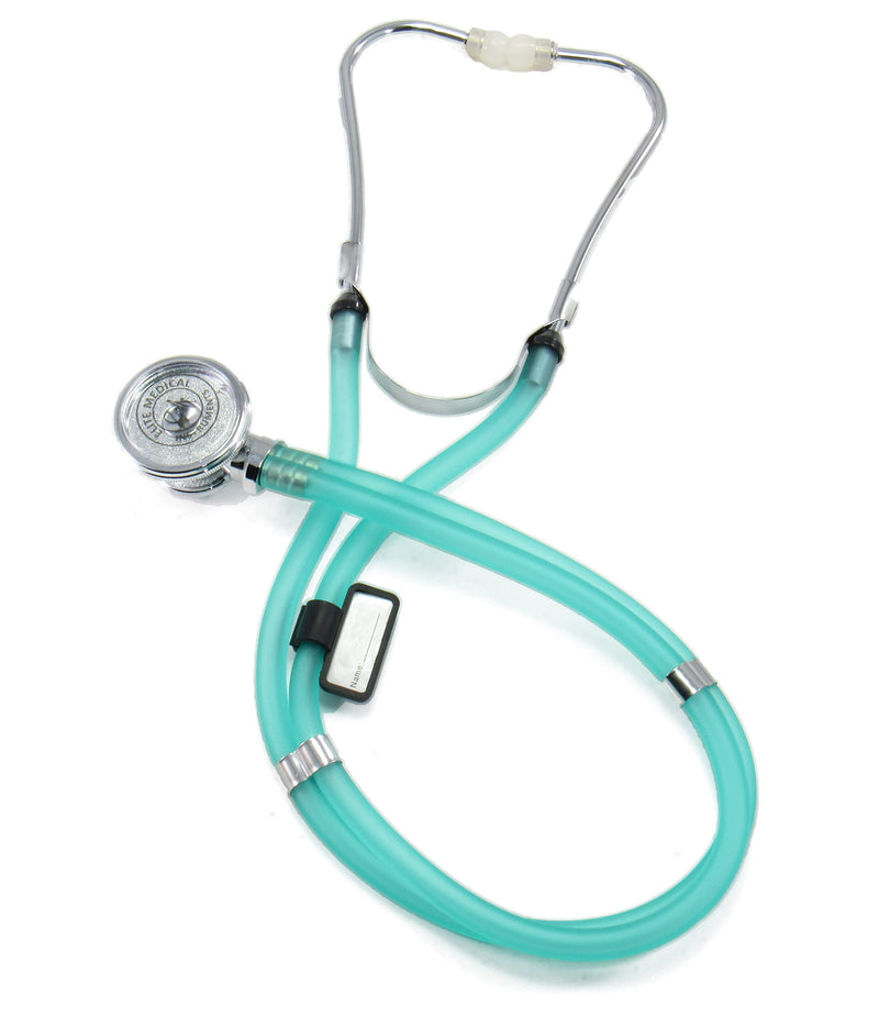 [Australia - AusPower] - Elite Medical Instruments EBE-340 Clear Sea Frost Sprague Rappaport Stethoscope and Black Blood Pressure Kit Sea Frost/Black 
