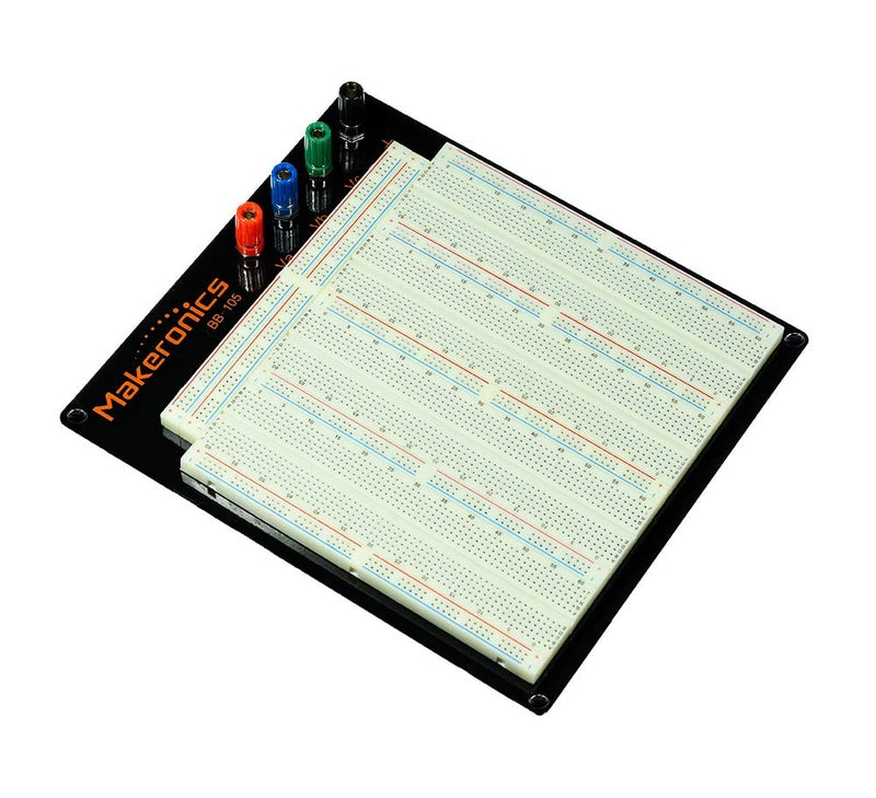 [Australia - AusPower] - 3220-Point Solderless Breadboard Black 