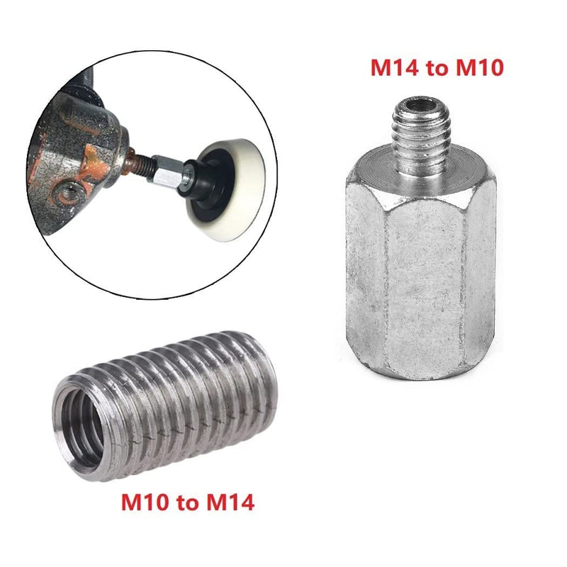 [Australia - AusPower] - SPORTARC 1 x for M14 to M10 Adapter Angle Grinder Polisher Tap Interface Converter 