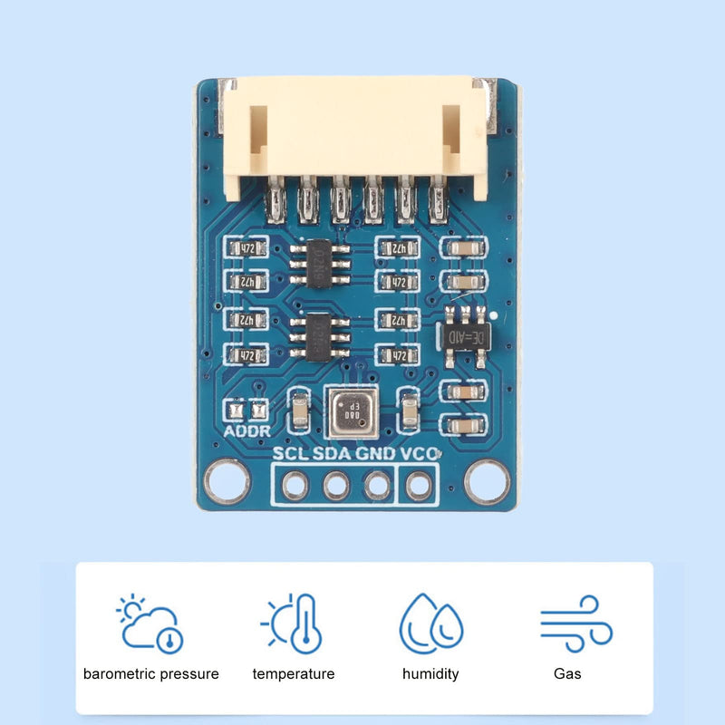 [Australia - AusPower] - BME688 Environmental Module, I2C SPI Interface Humidity Barometric Pressure BME688 Sensor for RasPi, for Pico, for 
