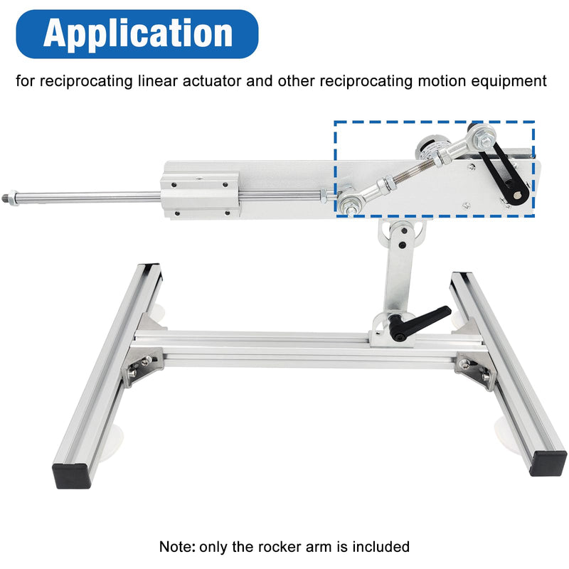 [Australia - AusPower] - Rocker Arm Motor Arm for Reciprocating Linear Actuator Accessories,Motor Shaft Hole 8mm,Stroke 30-150mm Stroke 30-150mm 1 