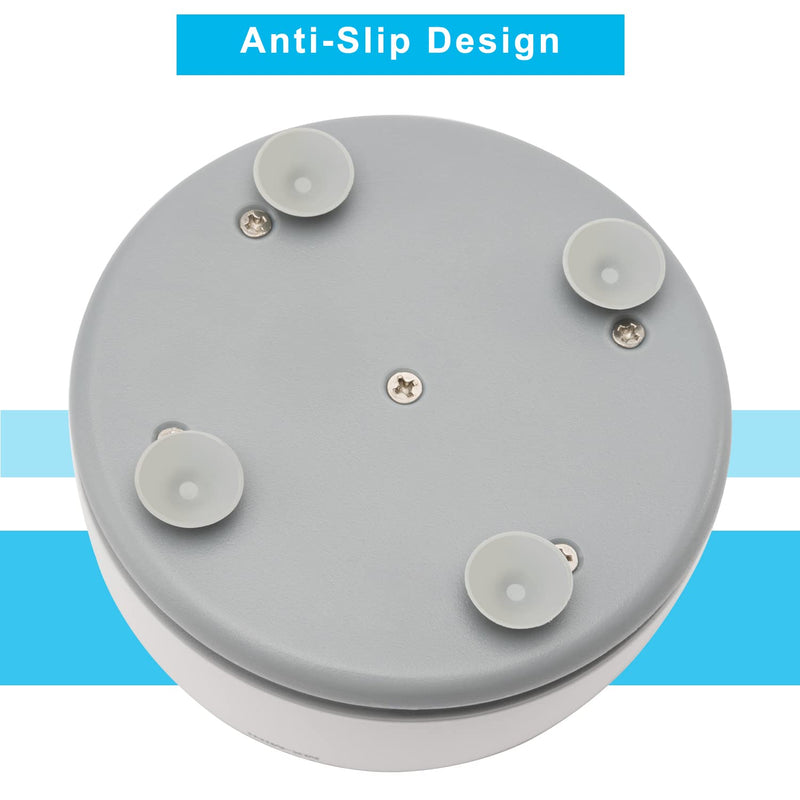 [Australia - AusPower] - ONiLAB Mini Vortex Mixer with Touch Function, Lab Mixing, Nail Polish,Eyelash Adhesives and Acrylic Paints Mixing, Lab Vortexer for Tubes,Include 120 pcs Stainless Steel Mixing Balls Round-gray 