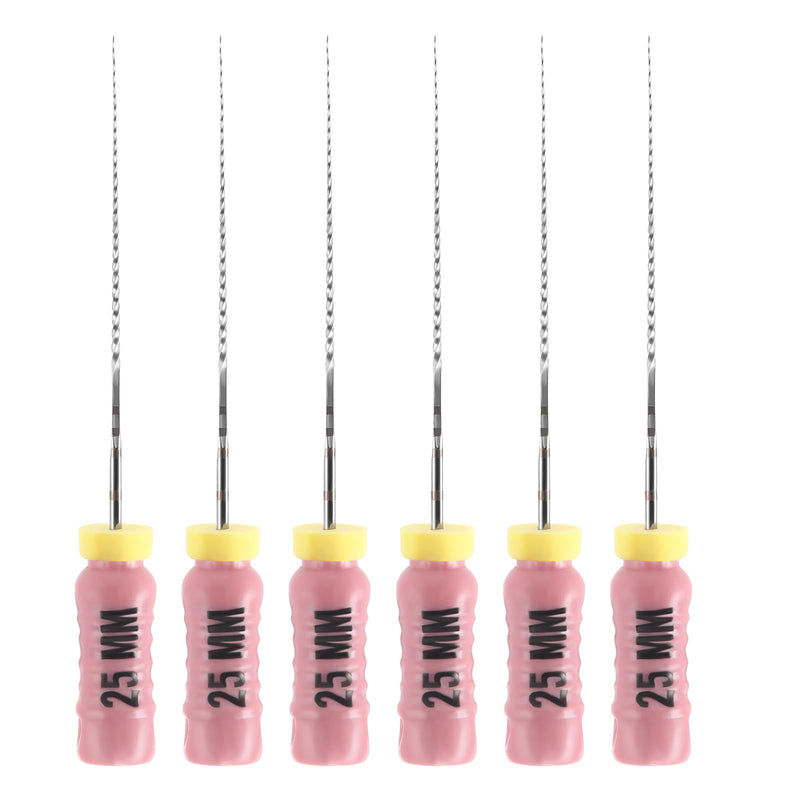 [Australia - AusPower] - JMU 10 Box Endodontic Root Canal C+ Files #06, Stainless Steel Hand Use Files, 25mm, 6pcs/Box #06 (25mm) 