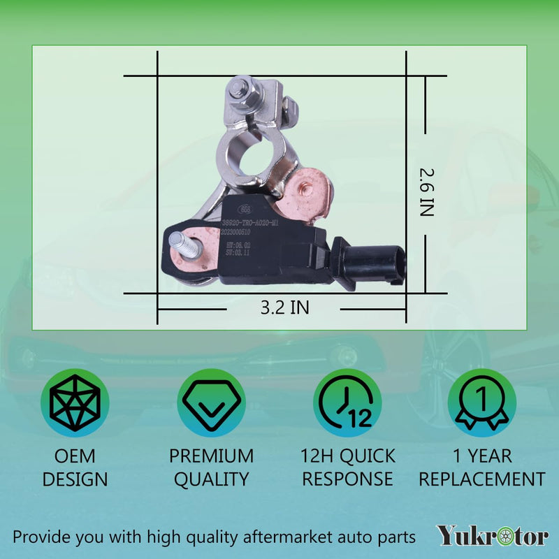 [Australia - AusPower] - Battery Current Sensor 38920-TR0-A01 Battery Voltage Temperature Sensor Compatible with 2012-2015 Honda Civic, 2012-2016 Honda CR-V, 2013-2022 Acura ILX, 2013-2017 Acura RDX 