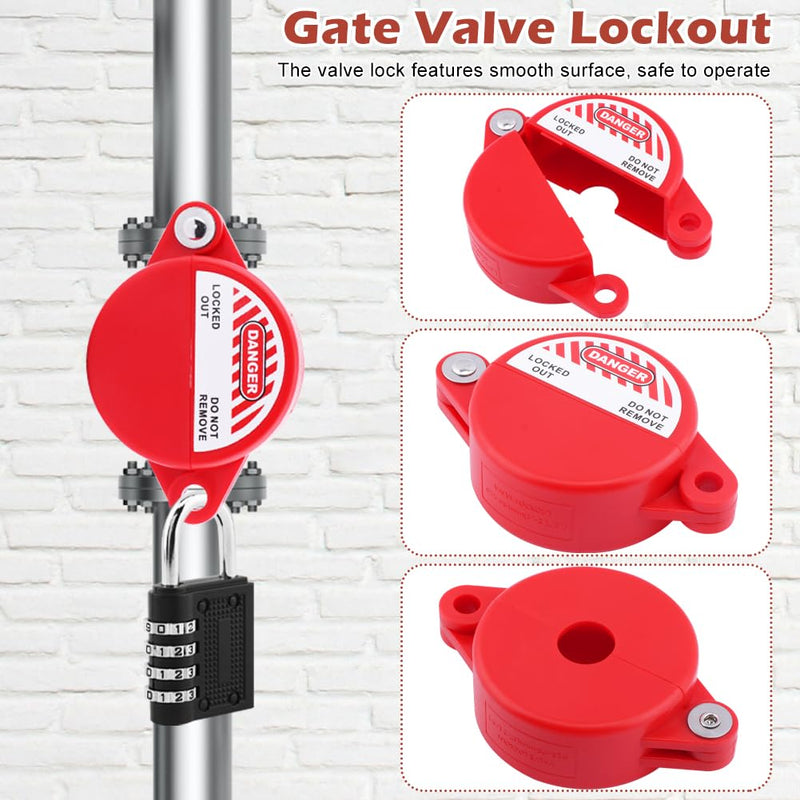 [Australia - AusPower] - Water Spigot Lock, Outdoor Faucet Lock, Applied to 1 to 2-1/2 Faucet/Water Spigot/Gate Valve/Propane Tank Valve Handles 