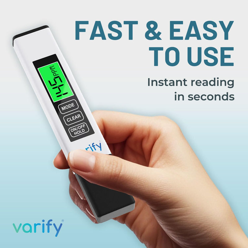 [Australia - AusPower] - Instant 4-in-1 TDS Meter Digital Water Tester for Drinking Water | Accurate 0–9990 PPM EC & Temp Readings | Ideal for RO Systems, Aquariums, Pools – Built for Professionals, Easy for Anyone 1 Pack 