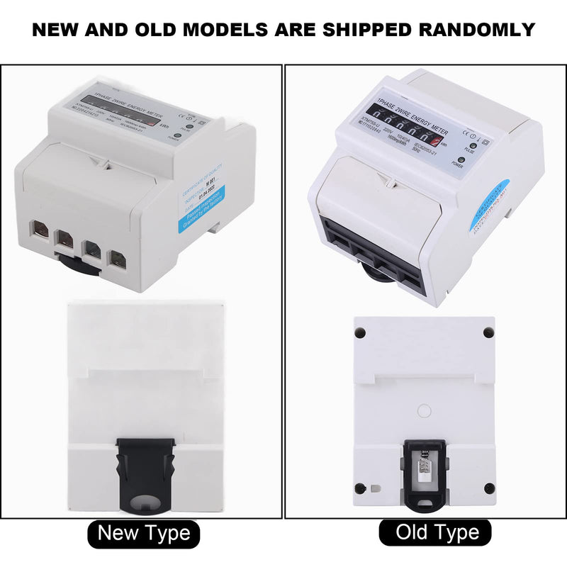 [Australia - AusPower] - Single Phase Energy Meter 2 Wire DIN Rail KWh Meter 220V 10(40) A 