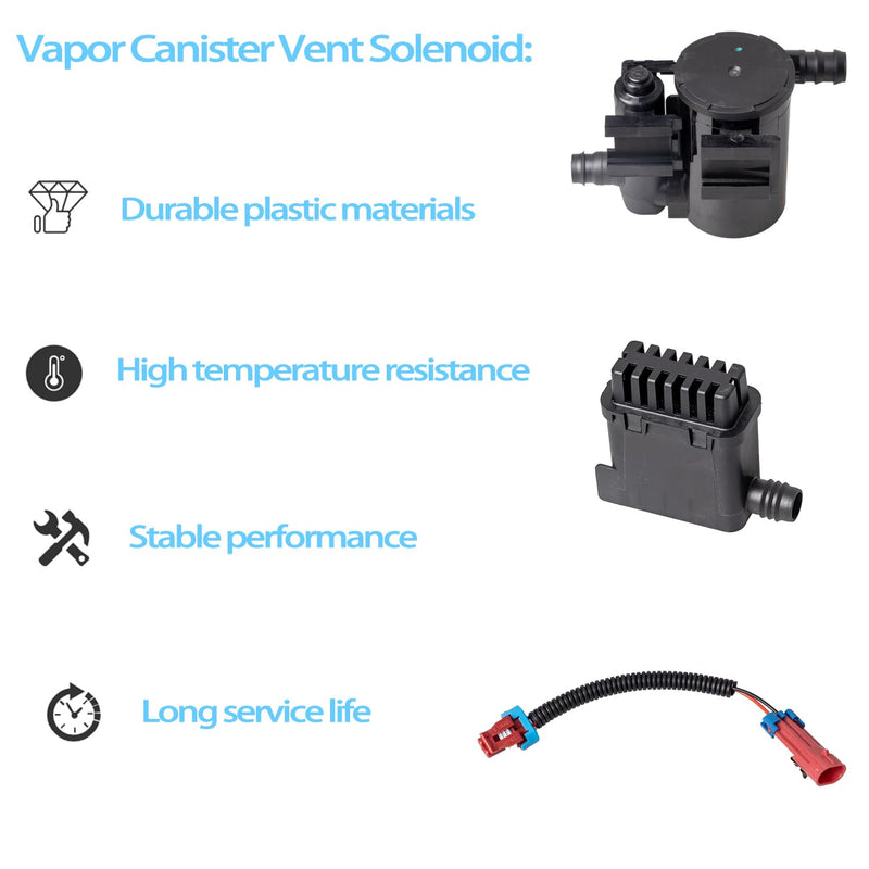 Evap Canister Vent Solenoid P0449 Compatible with Chevrolet Silverado 1500 2500 3500 HD Classic GMC Sierra 1500 2500 3500 HD Classic 2004-2010# CVS34 911-237 10357992 19207763 214-2082