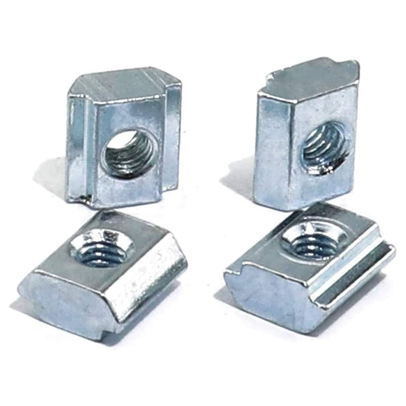 [Australia - AusPower] - 50Pcs 2020 Series T Sliding Nuts Hammer Nut Block Square Nuts M6 T Nuts for 2020 Aluminum Extrusion Profiles T Slot 6mm?for CNC Router Build Rail 3D Printer (m6) 2020 Series M6?50Pcs? 