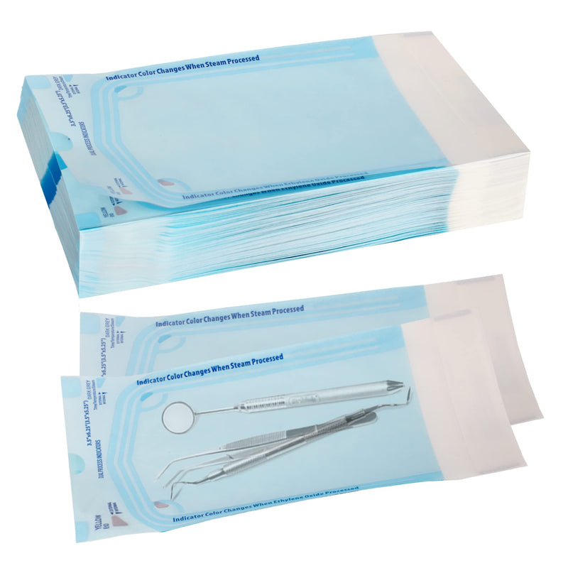 [Australia - AusPower] - 200 3.5" x 5.25" Sterilization Pouch Self Sealing Autoclave Bags for Dental, Tattoo Nail Art Instruments 200 