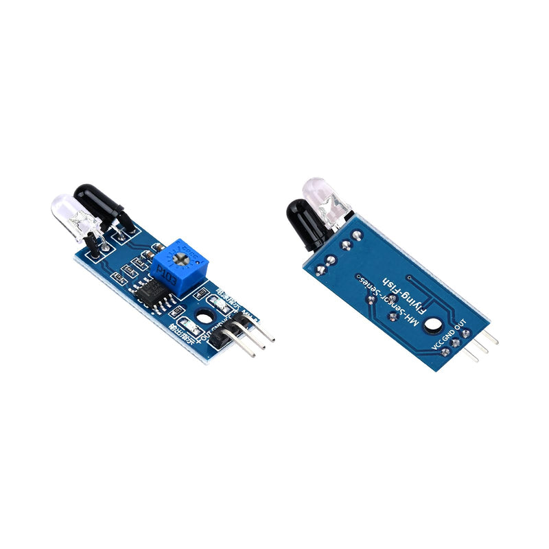 [Australia - AusPower] - 10pcs IR Infrared Obstacle Avoidance Sensor Module for Smart car Robot 3 Wire Photoelectric Reflection Sensor 