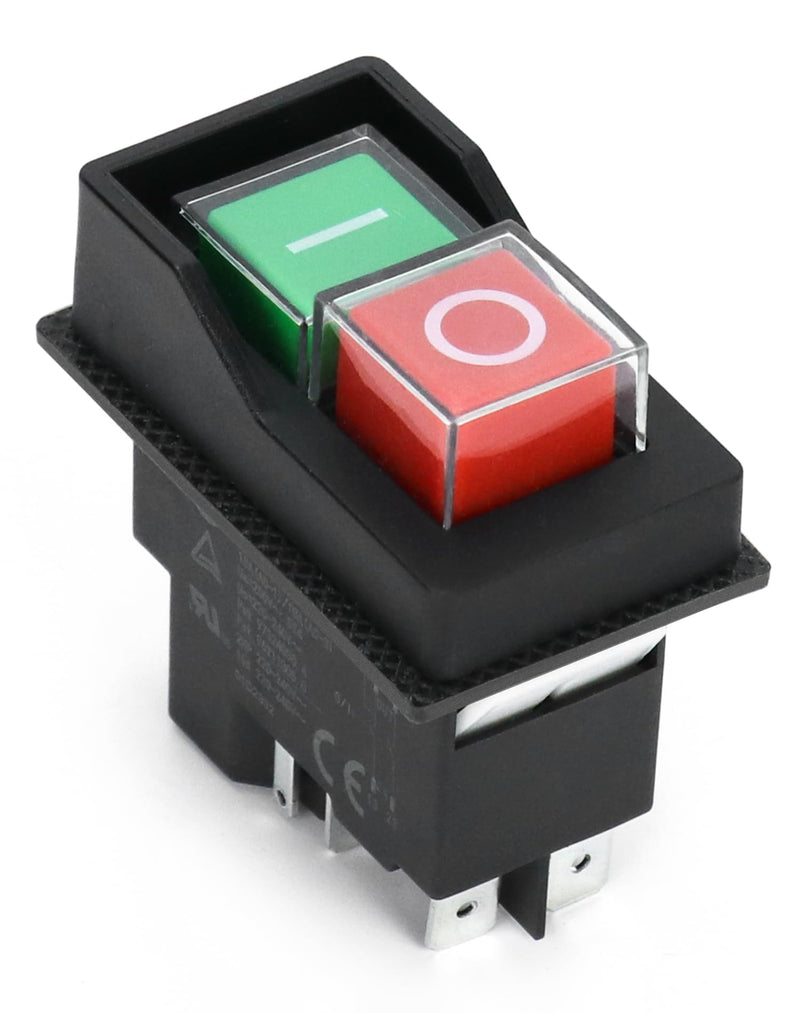 [Australia - AusPower] - QWORK® 5 PIN KJD17 Electromagnetic Switch Safety Switch AC250V 16A 