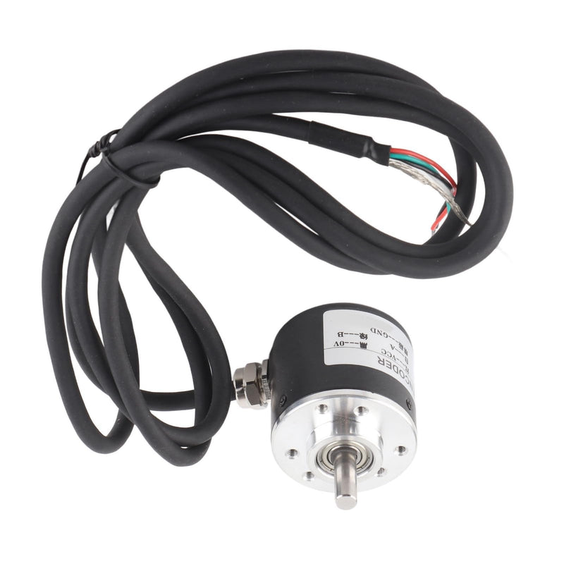 [Australia - AusPower] - Incremental Rotary Encoder, 600P R Magnetoelectric Incremental Quadrature Encoder 5V to 24V AB 2 Phases Shaft 6mm 