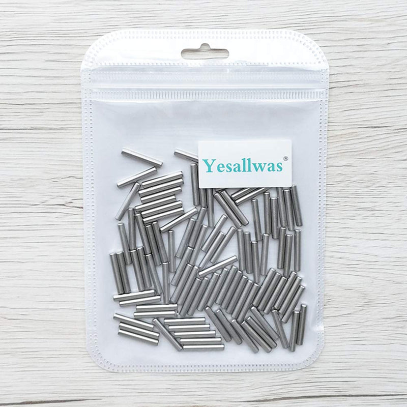 [Australia - AusPower] - 100 Pieces 3 mm x 18 mm Dowel Pin Stainless Steel Shelf Support Pin Metal Fasten Elements by Yesallwas 3mm x 18mm 