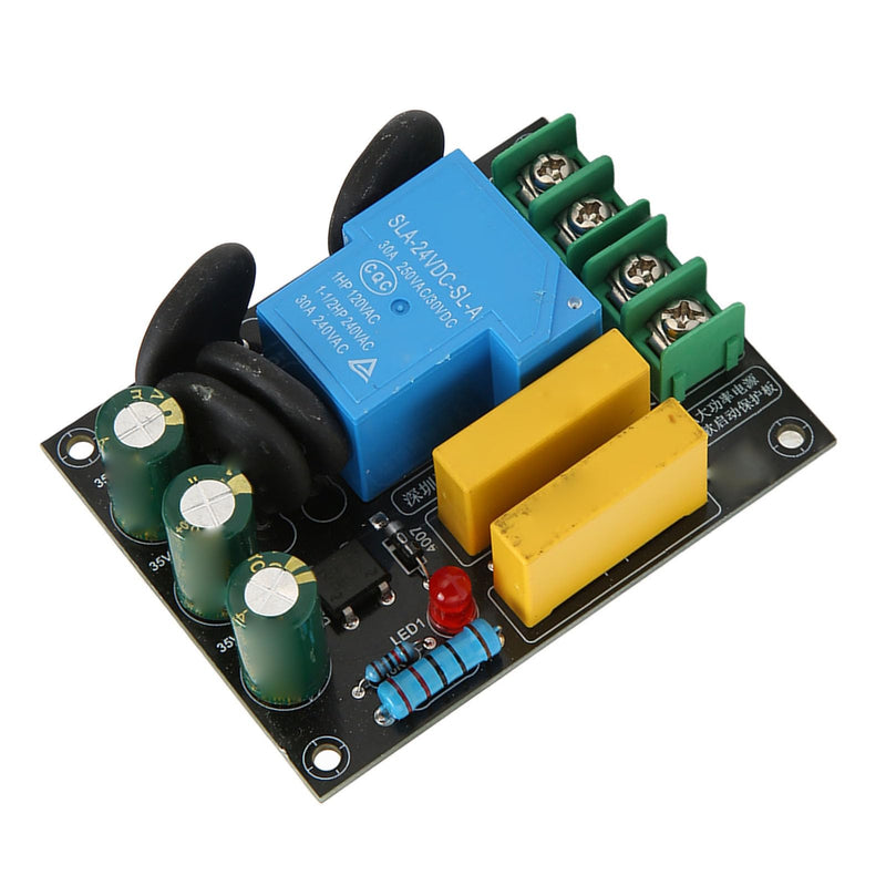 [Australia - AusPower] - ZJchao 30A 6600W Soft Start Module, PCB Oversized Relay Thermistor 10D 20 Defend Machine Excessive Starting Current AC 110V-250V High End Voice Frequency Power Input for High Power Devices Requiring 