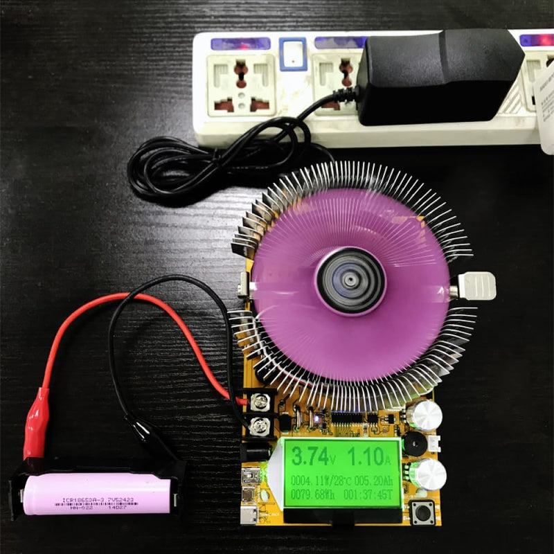 150W 20A Adjustable Constant Current Electronic Load, High Precision Discharge Resistance Capacity Tester with LCM Display 150 W