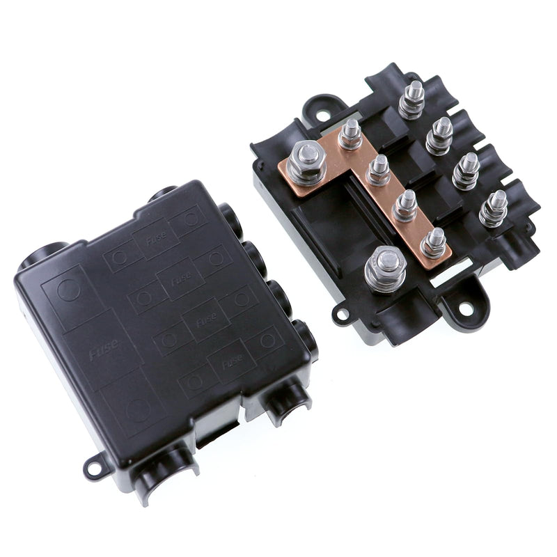 Fuse Holder Power Distribution Block for Midi Fuse, 12V/36V Systems FUSE BOX +ANM