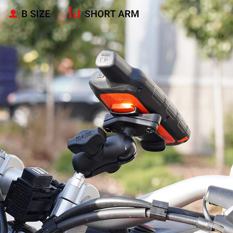[Australia - AusPower] - RAM Mounts Spine Clip Holder with Ball for Garmin Handheld Devices RAM-B-202-GA76U with B Size 1" Ball 