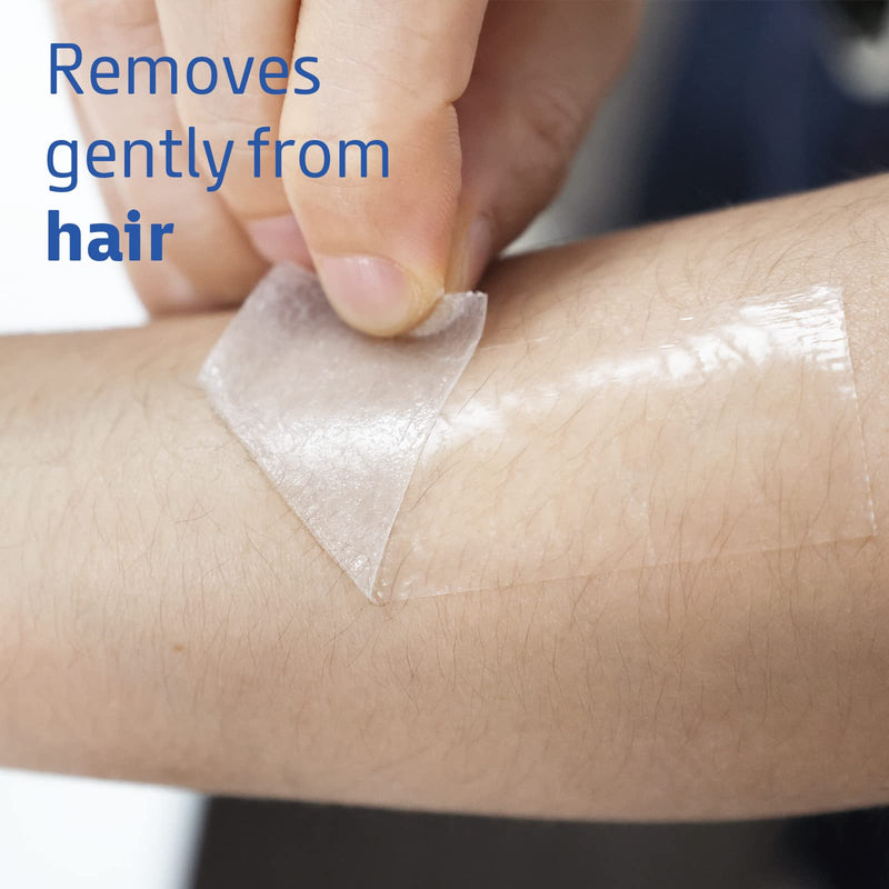 [Australia - AusPower] - Conkote Pain-Free Removal Silicone Tape 1" x 5 Yards, Strong Adhesion and Hypoallergenic, Good for Sensitive Skin, 2 Rolls Clear (2 Rolls) 