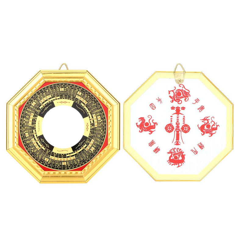 [Australia - AusPower] - Bagua Mirror, Feng Shui Traditional Chinese Convex Mirror for Protection Door, Lucky Outdoor for Home Business Good Luck(Convex Mirror) 