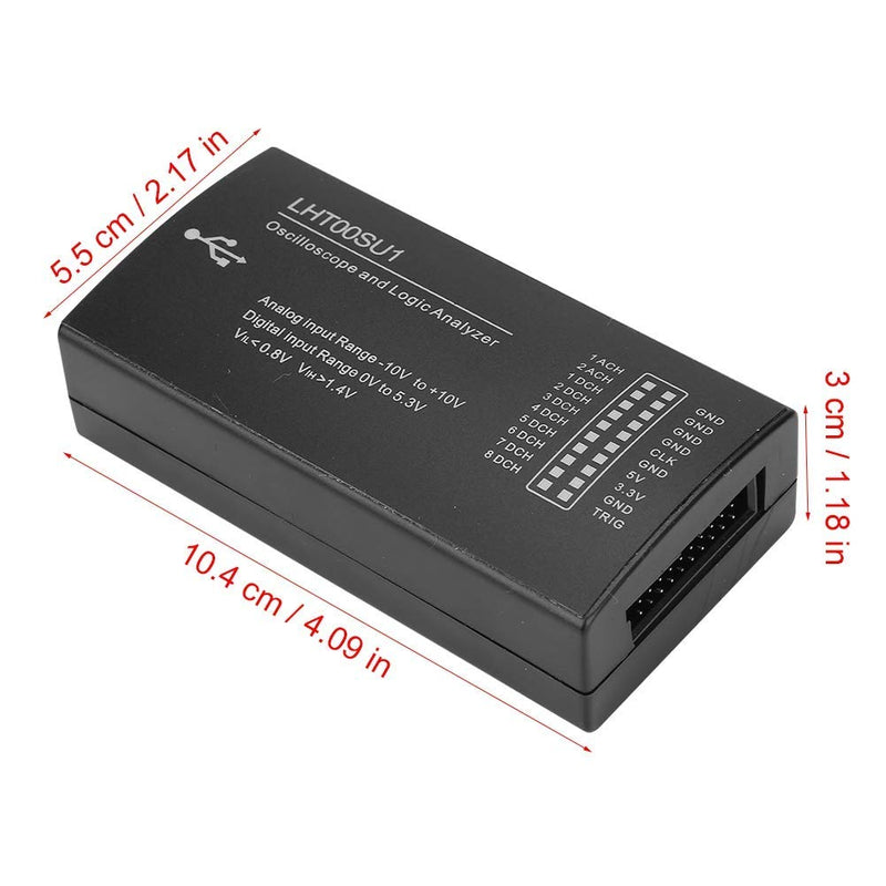 [Australia - AusPower] - Signal Generator, Multi-function LHT00SU1 Oscilloscope 2 Channel Input Virtual Oscilloscope Logic Analyzer USB Logic Analyzer 