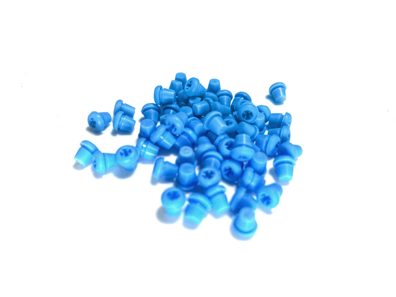 [Australia - AusPower] - 500Pcs Silicone Cover for Dental Burs Holder Autoclavable Block FG RA Burs 