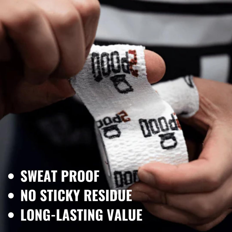 2POOD Lift Heavy Weightlifting Tape 3-Pack | Crossfit Weightlifting Tape | Premium Adhesive Tape for Weightlifters | Easy Stretch & Flexible for Non-Slip Lifting (Black) Black 3 Count (Pack of 1)