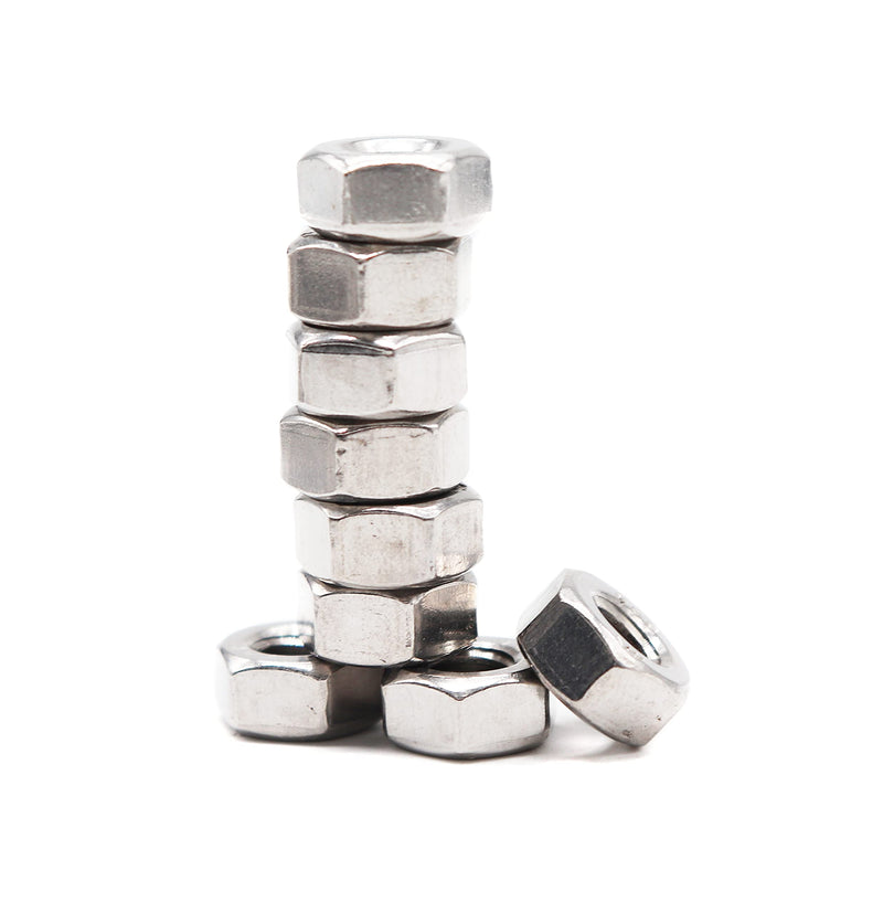 [Australia - AusPower] - binifiMux 100pcs SAE #8-32 304 Stainless Steel Hex Nuts Lock Nuts #8-32 100pcs 