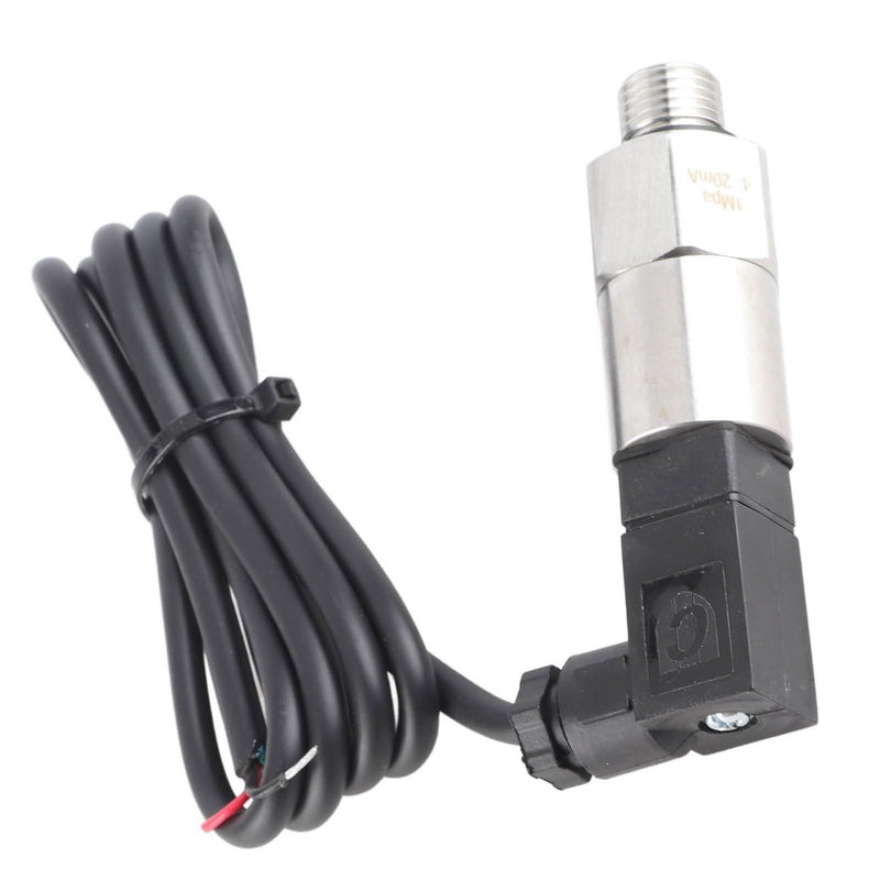 [Australia - AusPower] - 4-20mA Silicon Pressure Transmitter 0-10 Psi G1/4" Sensor for Water Gas Oil with 4-20mA Output (0-1MPA) 