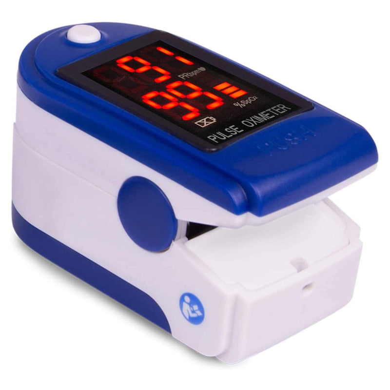 [Australia - AusPower] - Roscoe Medical Finger Pulse Oximeter Oxygen Saturation Monitor - Pulse Ox Fingertip o2 Monitor for Pediatric and Adult - Sports and Aviation Use Only 
