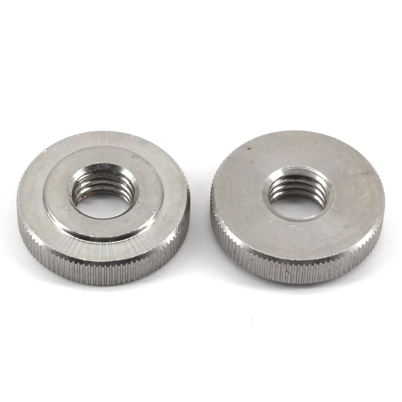 [Australia - AusPower] - (4 Pieces) M12 Round Knurled Thumb Nut 304 Stainless Steel Metric Thread Nuts Hand Screw Knobs Lock Adjusting Nuts Fasteners for 3D Printer Parts 