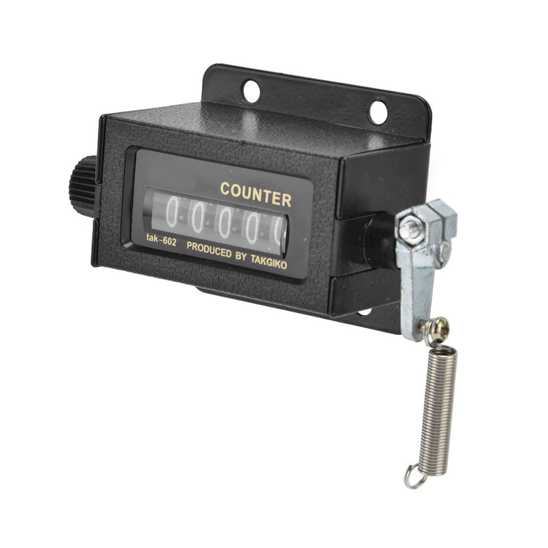 Bale Counter with Mechanical Counter Reset Function, Durable Clear Glass Mirror Design, Precise 5 Digit Counting Tool, Mechanical Components