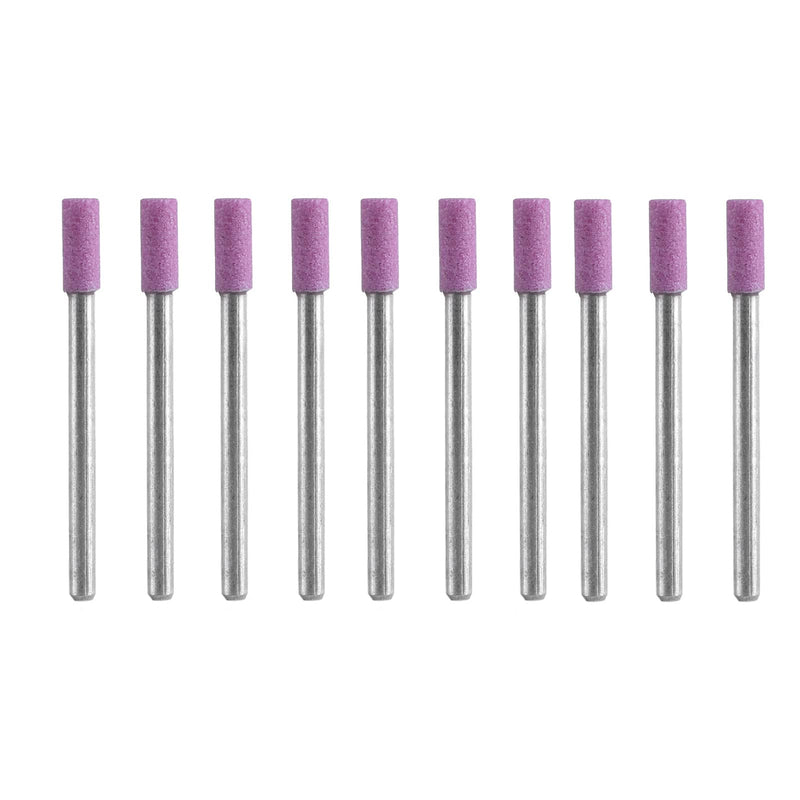 [Australia - AusPower] - Drill Grinding Attachment, 4 mm Mounted Grinding Points Grinding Disc Stone Sharpening Shaft Kits for Rotary Tool Pack of 50 