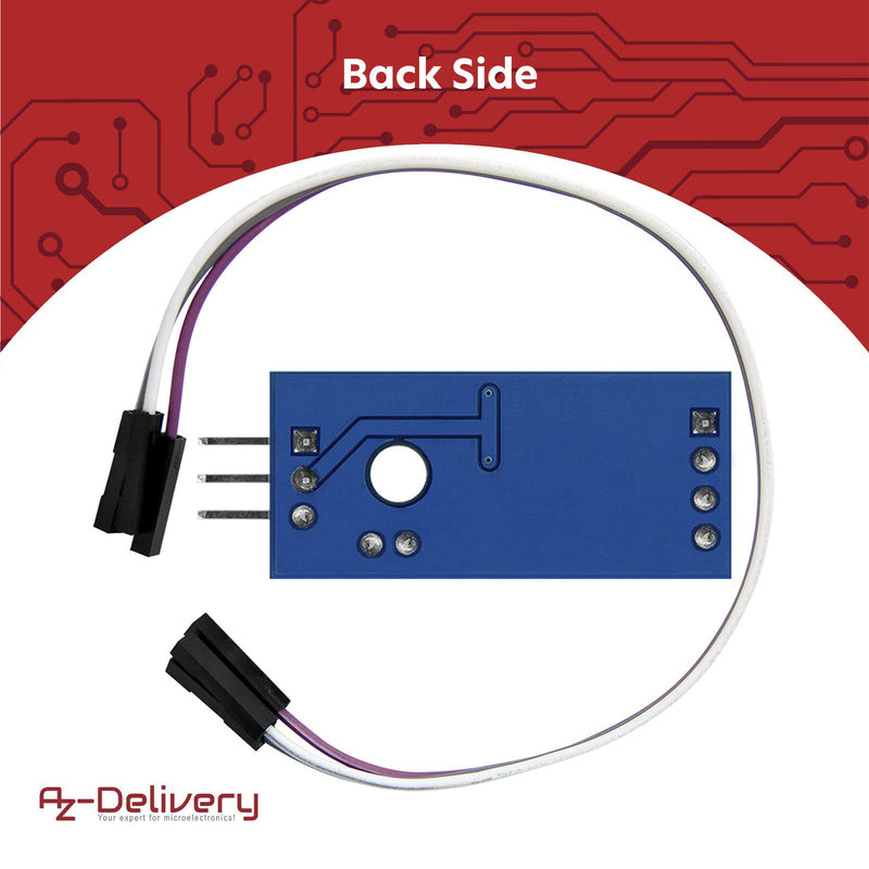 [Australia - AusPower] - AZDelivery DHT11 Breakout Module with Board and Cable Temperature Sensor and Humidity Sensor Compatible with Arduino and Raspberry Pi Includes e-Book! 1 