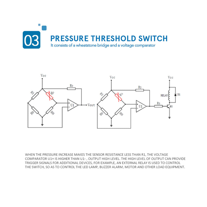 [Australia - AusPower] - RP S40 ST Thin Film Pressure Sensor, 20g-10kg High Accuracys Flexible Force Sensor for Intelligent High End Seat 