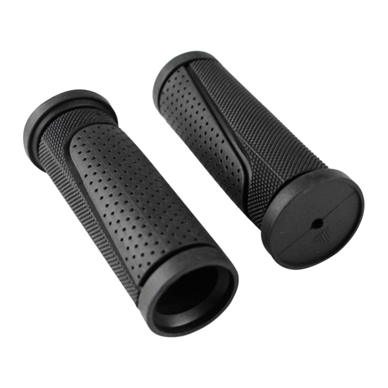 Bike Handlebar Grips, Non-Slip Rubber Bicycle Handlebar Grips Comfortable Short Mini Handle G rips Bike G rips Black