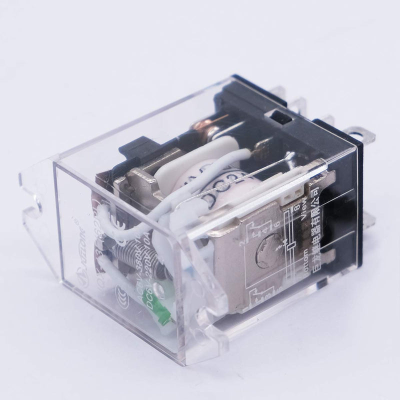 [Australia - AusPower] - mxuteuk 2pcs DC 24V Coil Relay 8 Pin 10A DPDT LED Indicator Electromagnetic Power Relay General Purpose JQX-13F-DZ-DC24V 