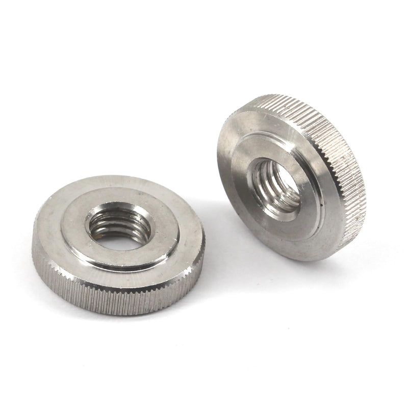[Australia - AusPower] - (4 Pieces) M12 Round Knurled Thumb Nut 304 Stainless Steel Metric Thread Nuts Hand Screw Knobs Lock Adjusting Nuts Fasteners for 3D Printer Parts 