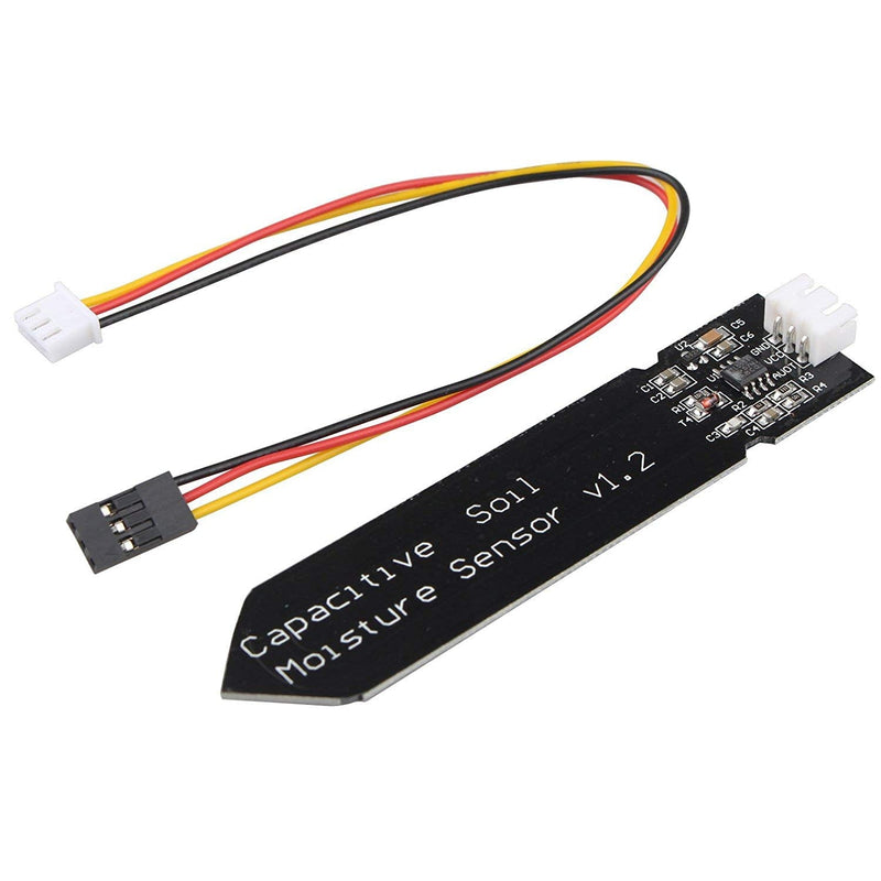 [Australia - AusPower] - 5PCS Capacitive Analog Soil Moisture Sensor Module 3.3~5.5V Corrosion Resistant Humidity Detection Sensors DIY Electronic for Arduino for Raspberry Pi 