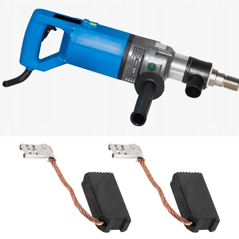 [Australia - AusPower] - Create idea 2 Pairs Carbon Brushes Compatible with Baier 45872 6.3 x 10 x 20 mm 